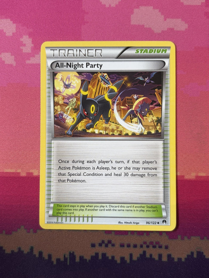 Pokemon Card All-Night Party BREAKpoint Uncommon 96/122 Near Mint