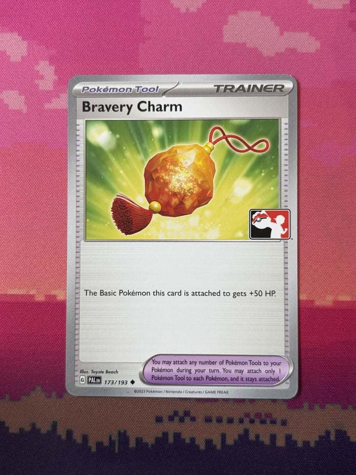 Pokemon Card Bravery Charm Prize Pack Uncommon 173/193 Near Mint