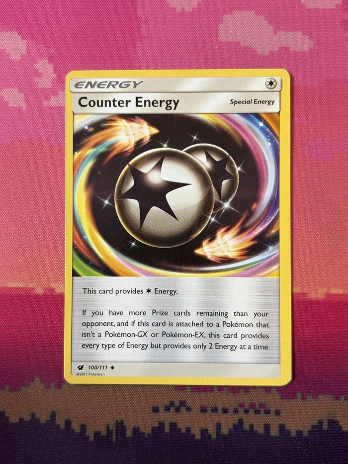 Pokemon Card Counter Energy Crimson Invasion Uncommon 100/111 Near Mint