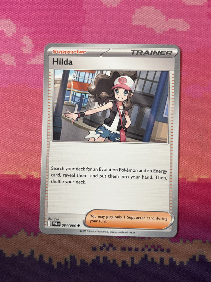 Pokemon Card Hilda White Flare Uncommon 084/086 Near Mint