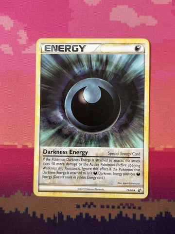 Pokemon Card Darkness Energy Undaunted Uncommon 79/90 Near Mint