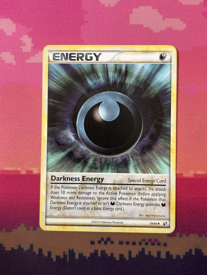 Pokemon Card Darkness Energy Undaunted Uncommon 79/90 Near Mint