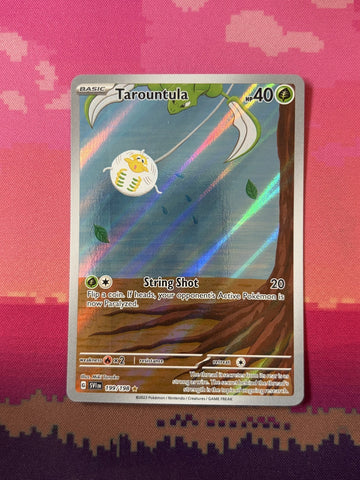 Pokemon Card Tarountula Scarlet & Violet Base Illustration Rare 199/198 NM