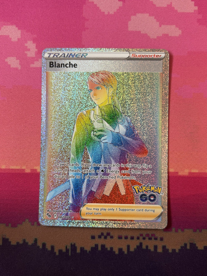 Pokemon Card Blanche Pokemon GO Rainbow Rare 082/078 Near Mint