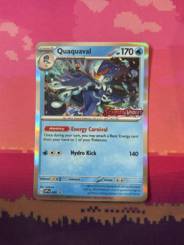 Pokemon Card Quaquaval Scarlet & Violet Promo Black Star Promo SVP005 Near Mint