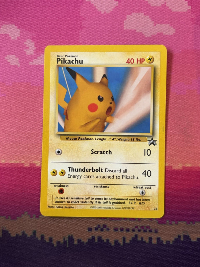 Pokemon Card Pikachu Wizards Black Star Promo 26 Near Mint