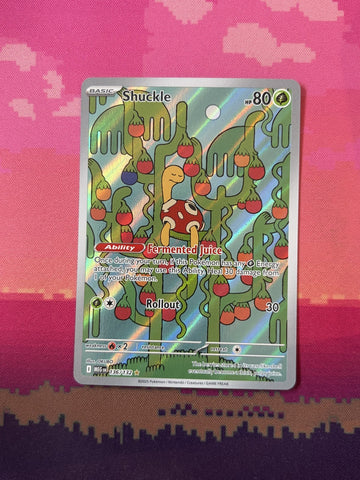 Pokemon Card Shuckle Mega Evolution Illustration Rare 136/132 Near Mint