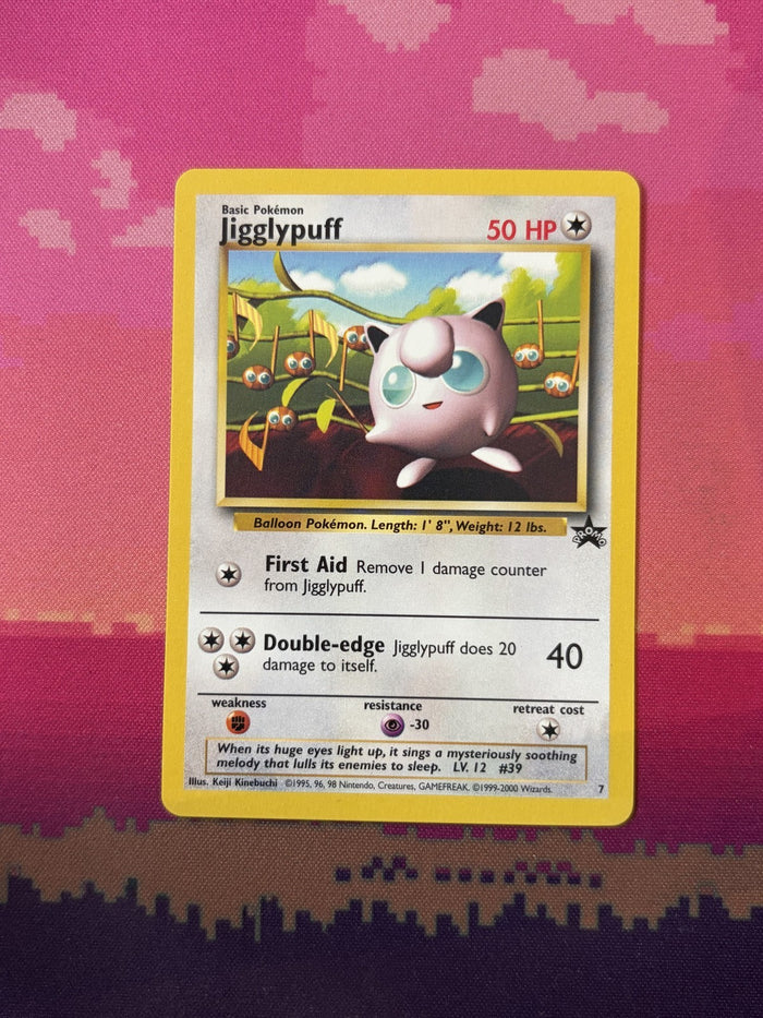 Pokemon Card Jigglypuff Wizards Black Star Promo 7 Near Mint