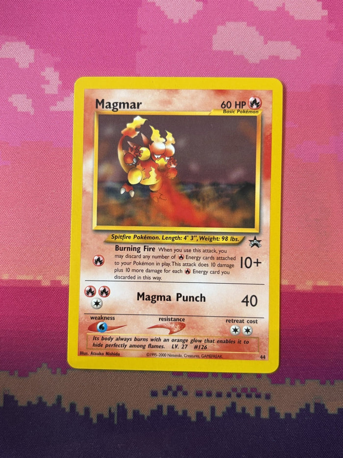 Pokemon Card Magmar Wizards Black Star Promo 44 Near Mint