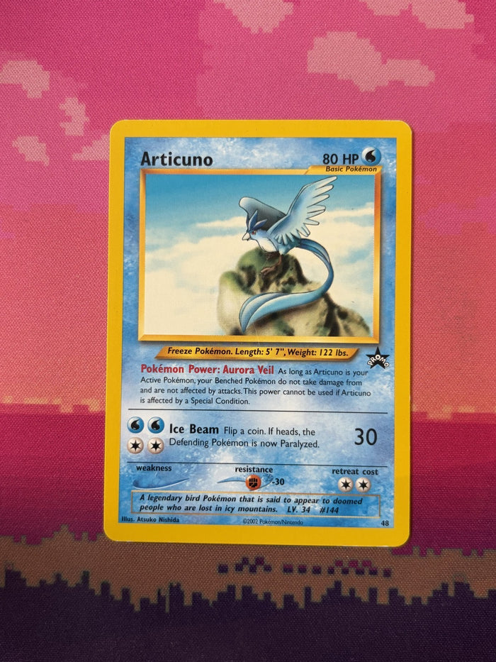 Pokemon Card Articuno Wizards Black Star Promo 48 Near Mint