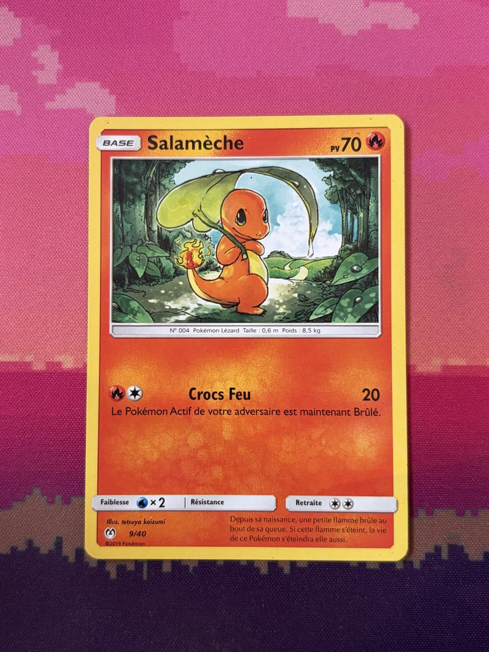 Pokemon Card Charmander McDonald's Collection 2019 French 9/40 Near Mint