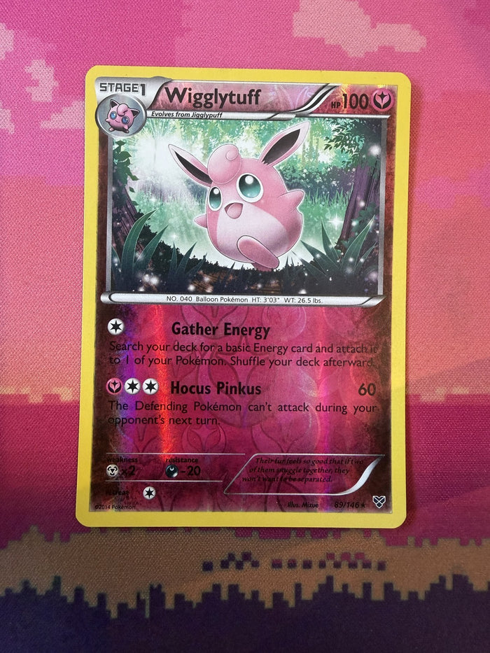 Pokemon Card Wigglytuff XY Reverse Holo 89/146 Near Mint