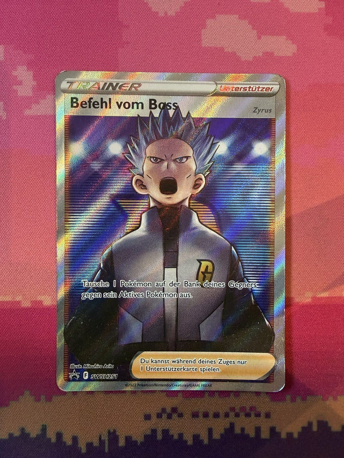 Pokemon Card Boss's Orders Boss Sword & Shield Promo SWSH251 Near Mint