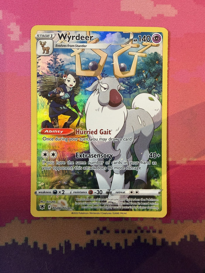 Pokemon Card Wyrdeer Astral Radiance Trainer Gallery Holo Rare TG06/TG30 NM