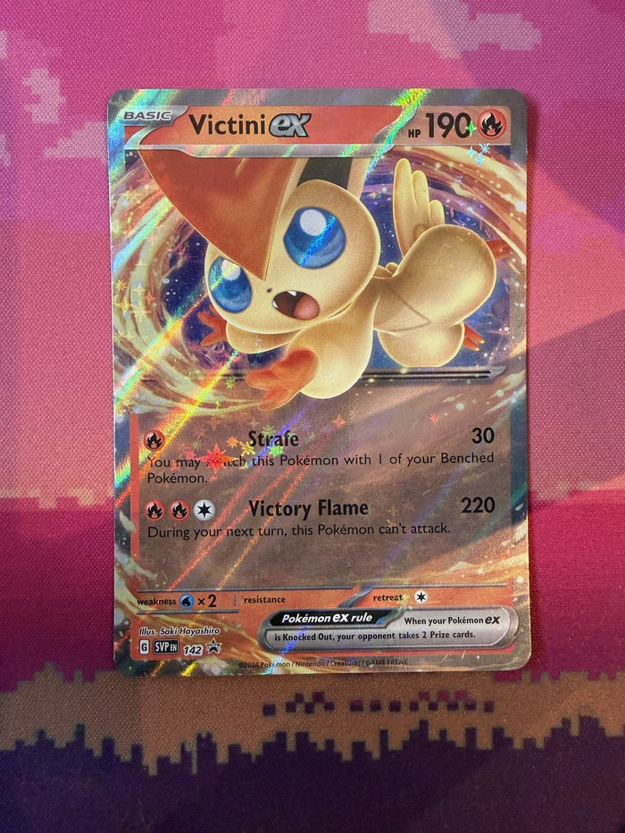 Pokemon Card Victini ex Scarlet & Violet Promo Black Star Promo SVP 142 NM