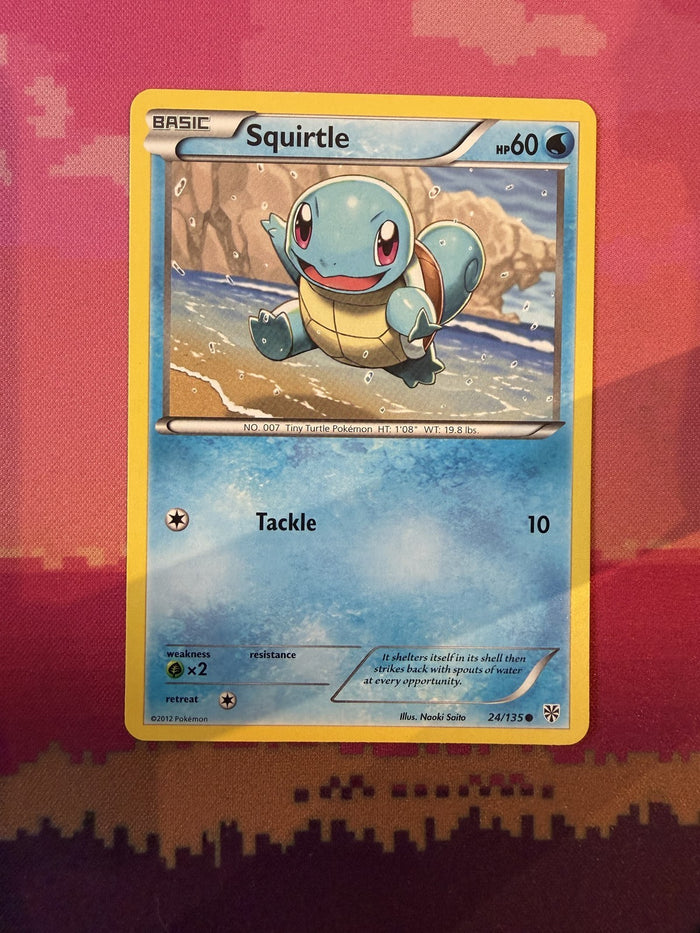 Pokemon Card Squirtle Plasma Storm Common 24/135 Near Mint