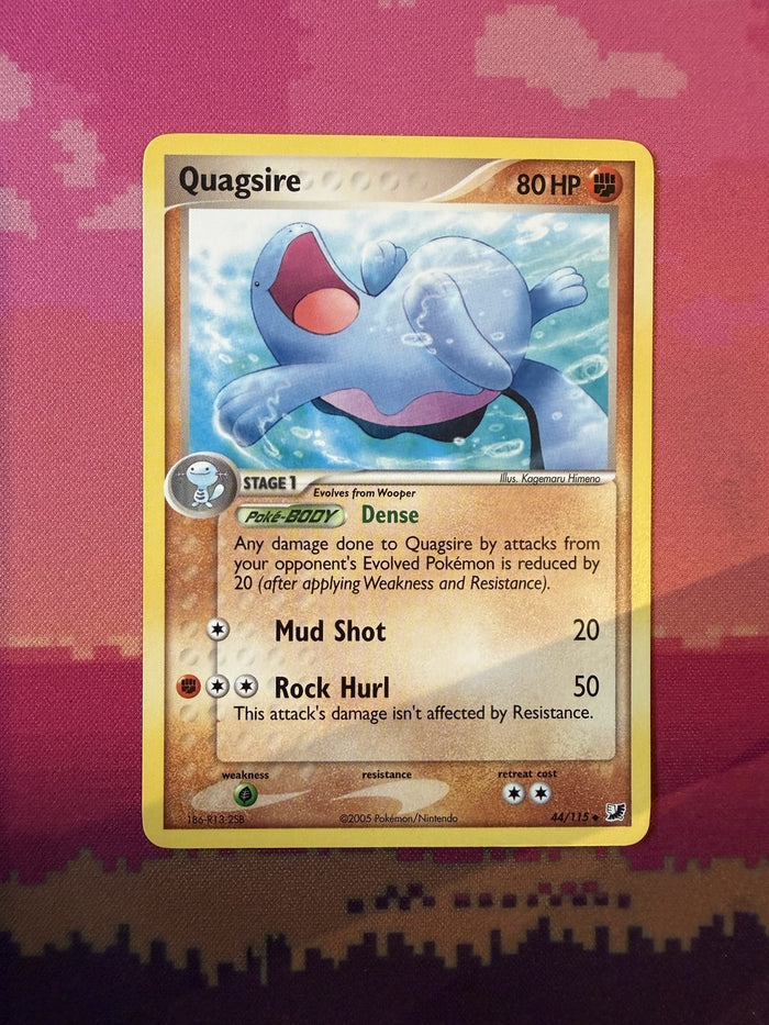 Pokemon Card Quagsire Unseen Forces Uncommon 44/115 Near Mint
