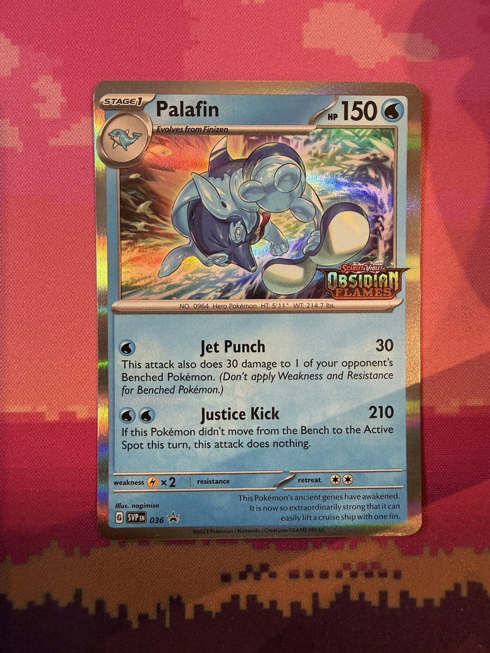 Pokemon Card Palafin Scarlet & Violet Promo Black Star Promo SVP 036 Near Mint