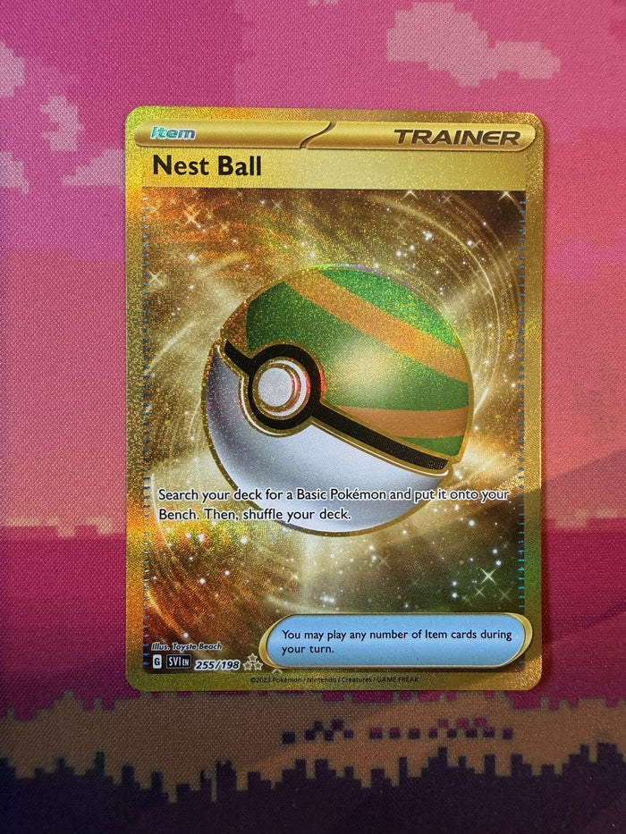 Pokemon Card Nest Ball Scarlet & Violet Base Hyper Rare 255/198 Near Mint