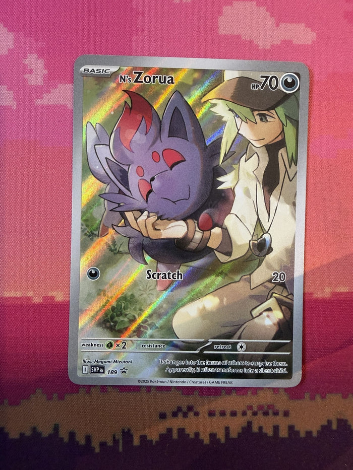 Pokemon Card N's Zorua Scarlet & Violet Promo Black Star Promo SVP 189 Near Mint