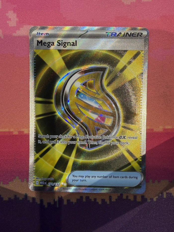 Pokemon Card Mega Signal Mega Evolution Ultra Rare 171/132 Near Mint