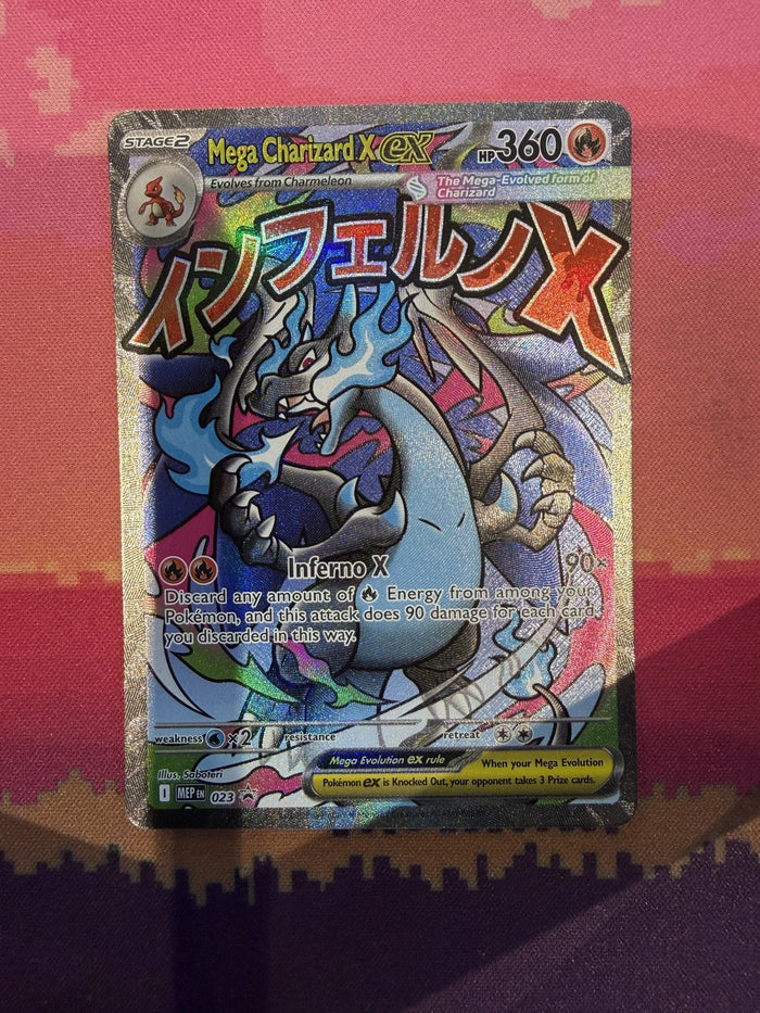 Pokemon Card Mega Charizard X ex Mega Evolution Promo 023 Near Mint