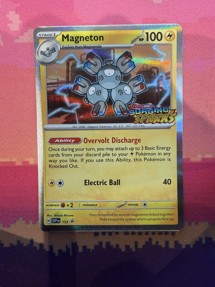 Pokemon Card Magneton Scarlet & Violet Promo 153 Near Mint