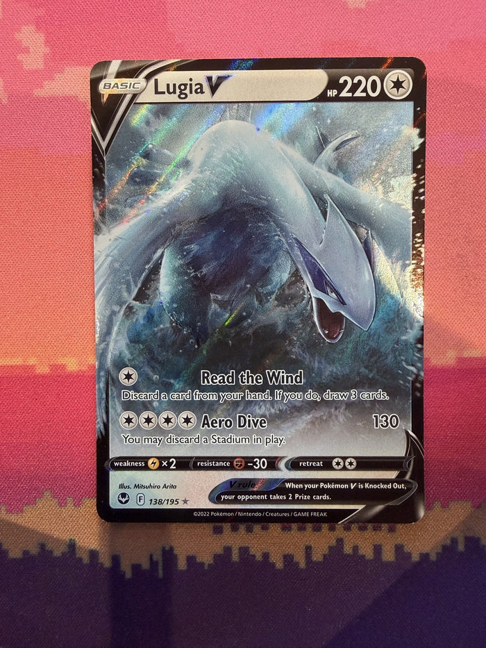 Pokemon Card Lugia V Silver Tempest Ultra Rare 138/195 Near Mint