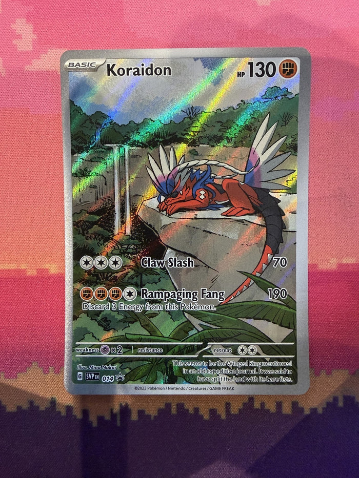 Pokemon Card Koraidon Scarlet & Violet Promo Black Star Promo SVP 014 Near Mint