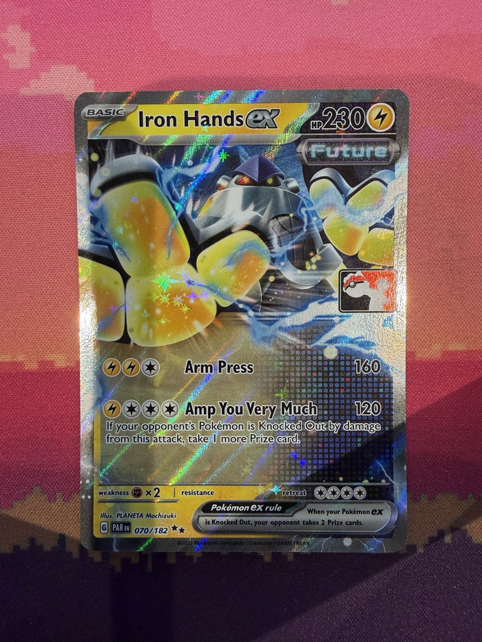 Pokemon Card Iron Hands ex Prize Pack Double Rare 070/182 Near Mint