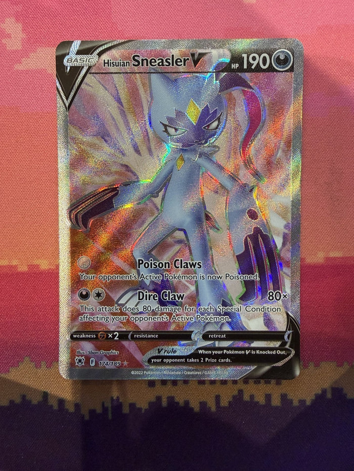 Pokemon Card Hisuian Sneasler V Astral Radiance Ultra Rare 174/189 Near Mint
