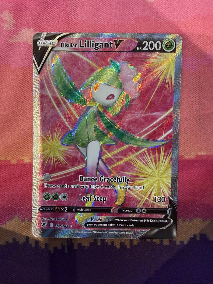 Pokemon Card Hisuian Lilligant V Astral Radiance Ultra Rare 162/189 Near Mint