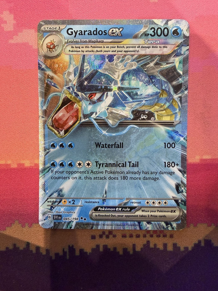 Pokemon Card Gyarados ex Scarlet & Violet Base Double Rare 045/198 Near Mint