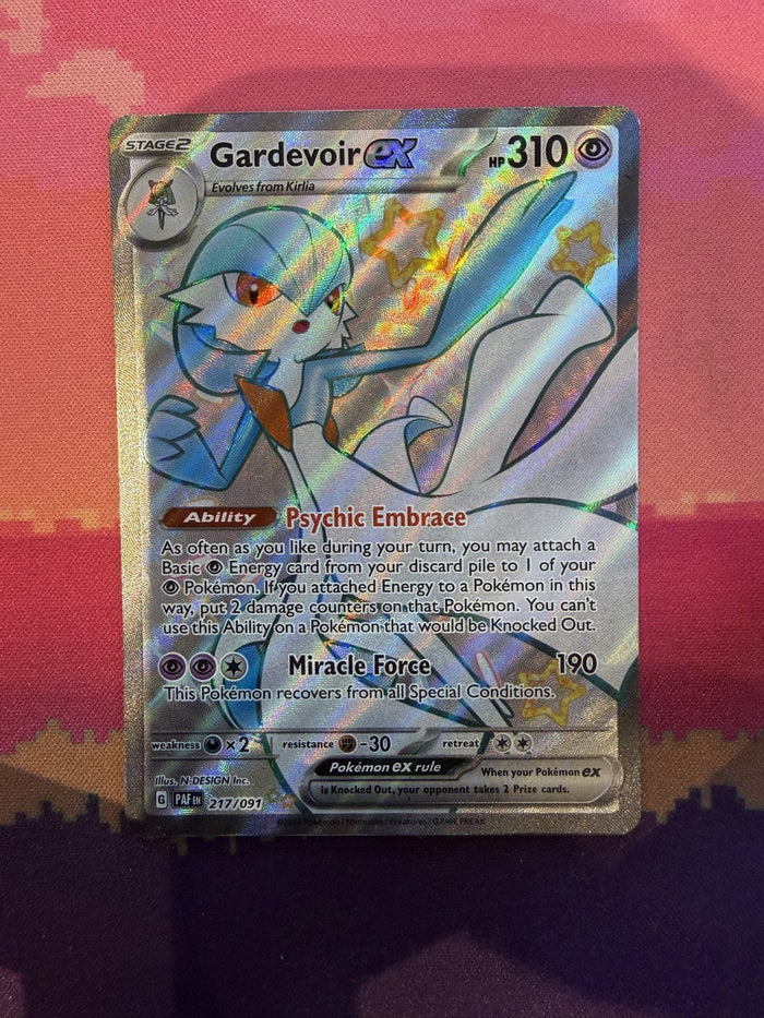 Pokemon Card Gardevoir ex Paldean Fates Shiny Ultra Rare 217/091 Near Mint