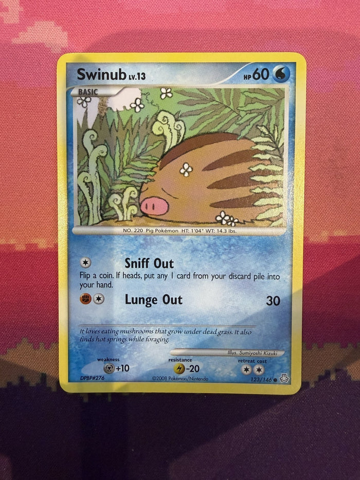 Pokemon Card Swinub Legends Awakened Common 123/146 Near Mint