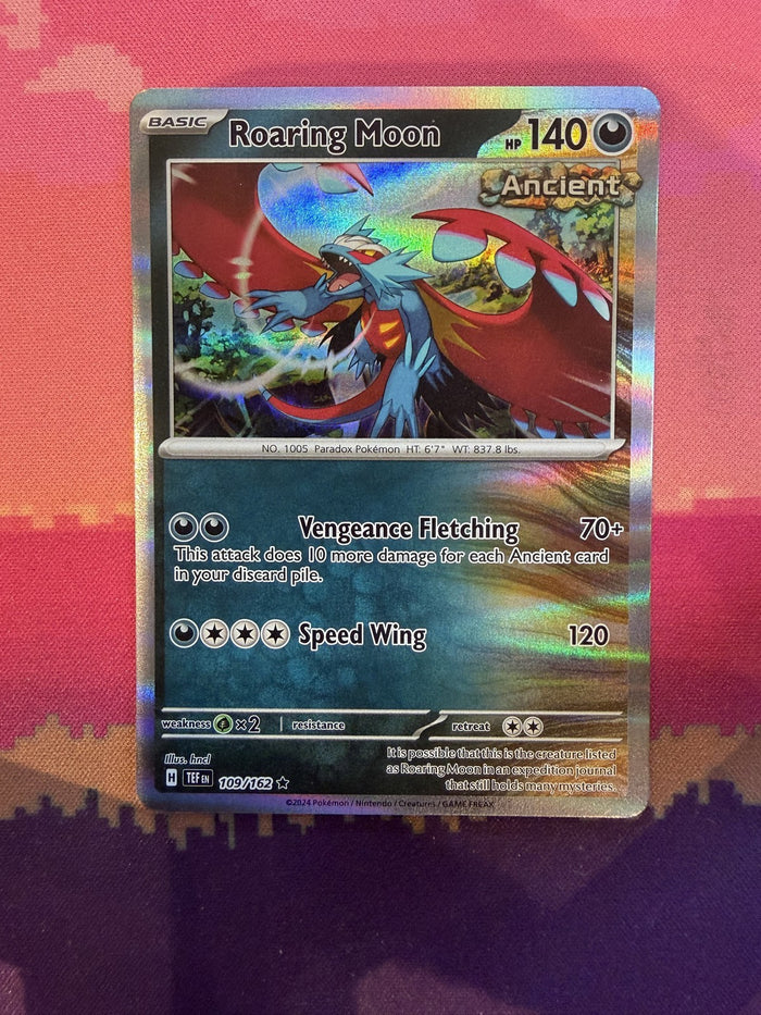 Pokemon Card Roaring Moon Temporal Forces Reverse Holo 109/162 Near Mint