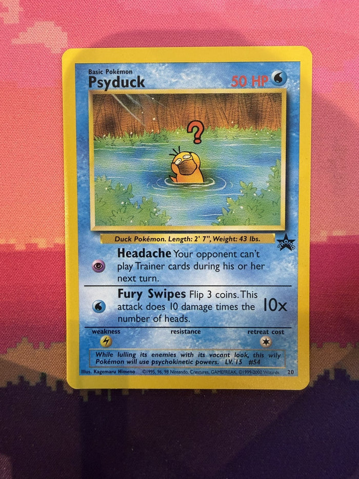 Pokemon Card Psyduck Wizards Black Star Promo 20 Near Mint