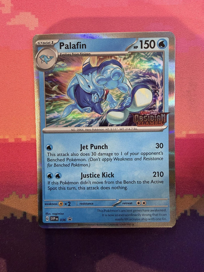 Pokemon Card Palafin Scarlet & Violet Promo Holo Rare 036 Near Mint