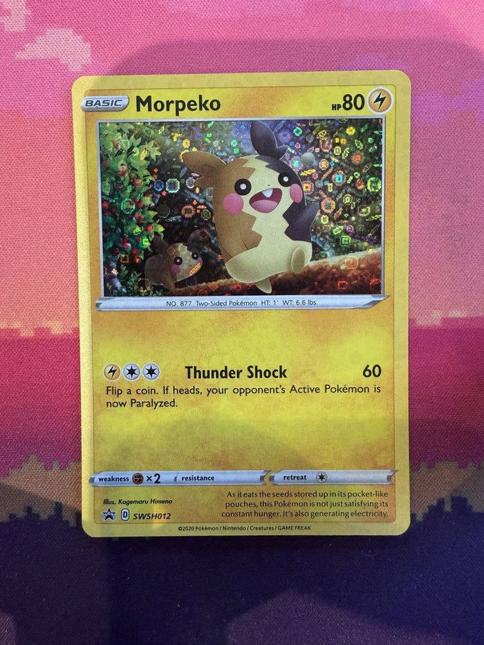 Pokemon Card Morpeko Sword & Shield Promo General Mills Holo SWSH012 Near Mint