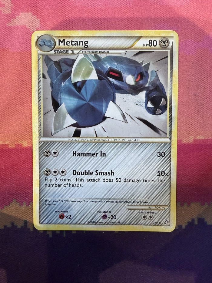 Pokemon Card Metang Undaunted 30/90 Near Mint