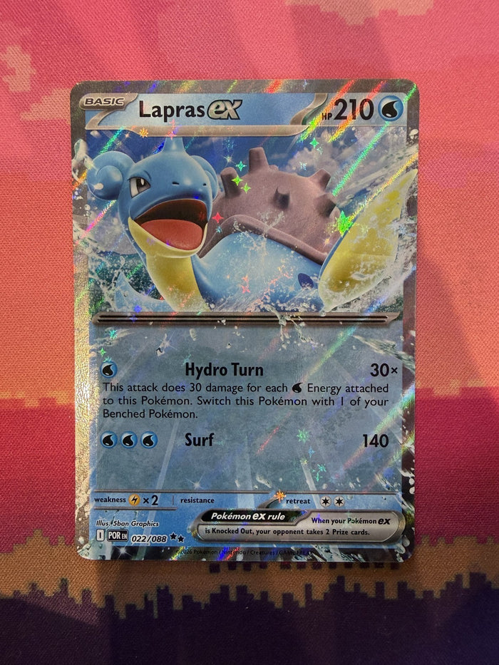 Pokemon Card Lapras ex Perfect Order Double Rare 022/088 Near Mint