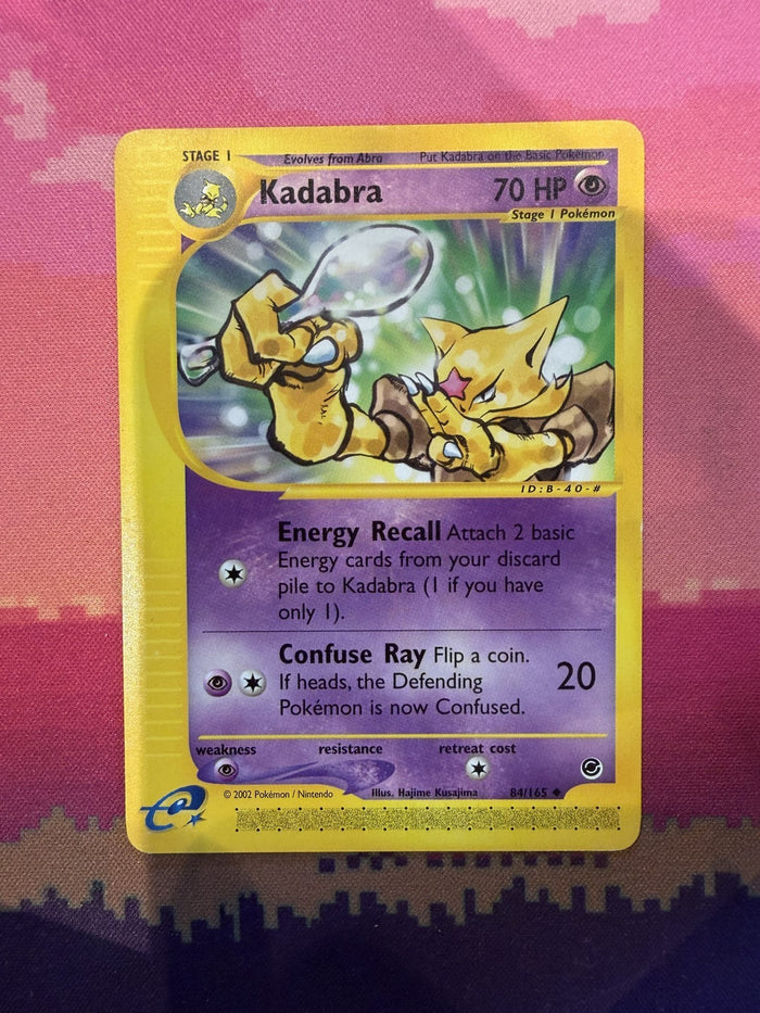 Pokemon Card Kadabra Expedition Base Set Uncommon 84/165 Near Mint