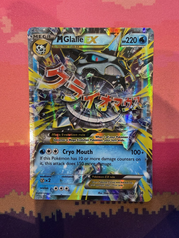 Pokemon Card M Glalie EX BREAKThrough Ultra Rare 35/162 Near Mint