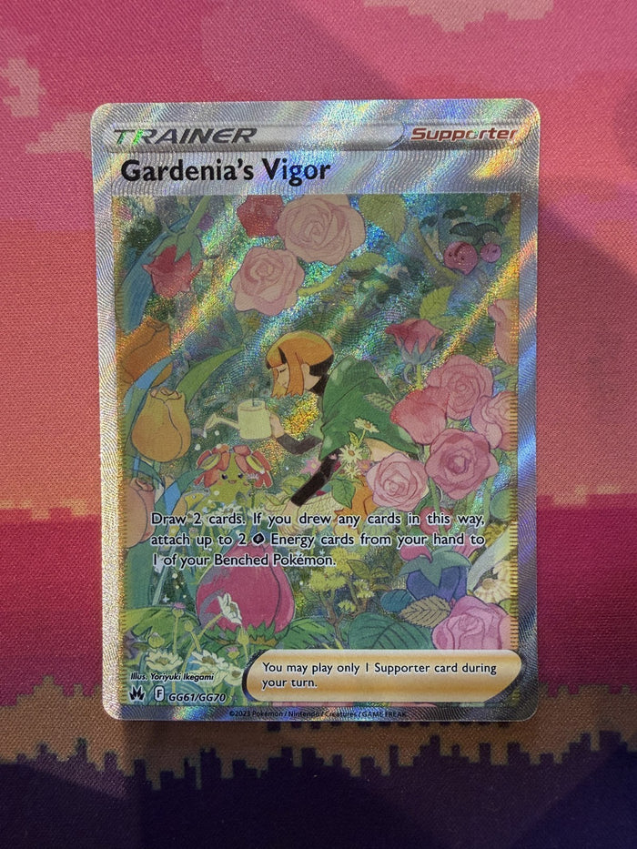 Pokemon Card Gardenia's Vigor Crown Zenith Ultra Rare GG61/GG70 Near Mint
