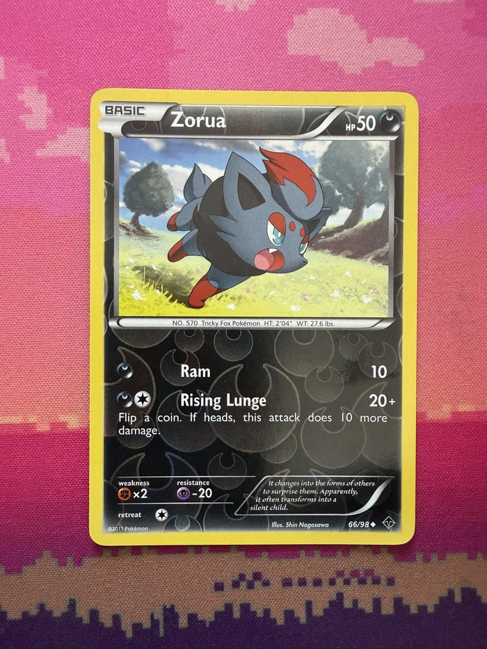 Pokemon Card Zorua Emerging Powers Reverse Holo 66/98 Near Mint