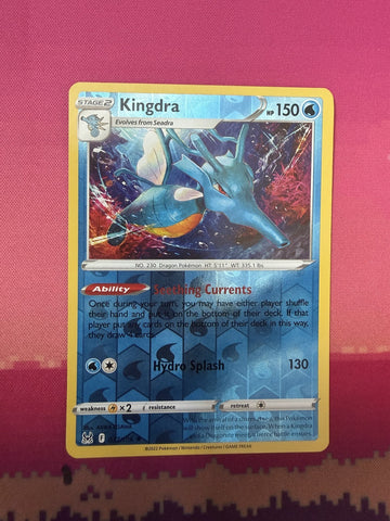 Pokemon Card Kingdra Reverse Holo Lost Origin 037/196 Near Mint