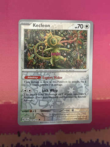 Pokemon Card Kecleon Reverse Holo Surging Sparks 150/191 Near Mint