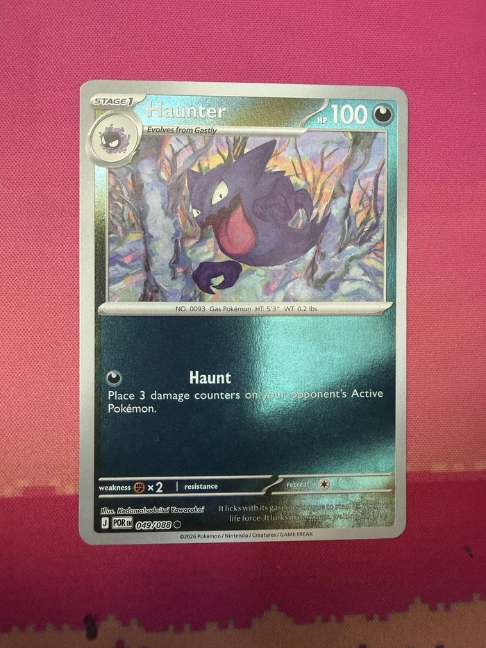 Pokemon Card Haunter Reverse Holo Perfect Order 049/088 Near Mint