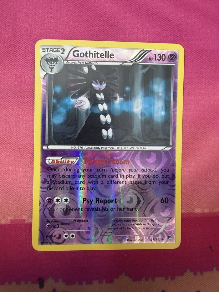 Pokemon Card Gothitelle Reverse Holo Furious Fists 041/111 Near Mint