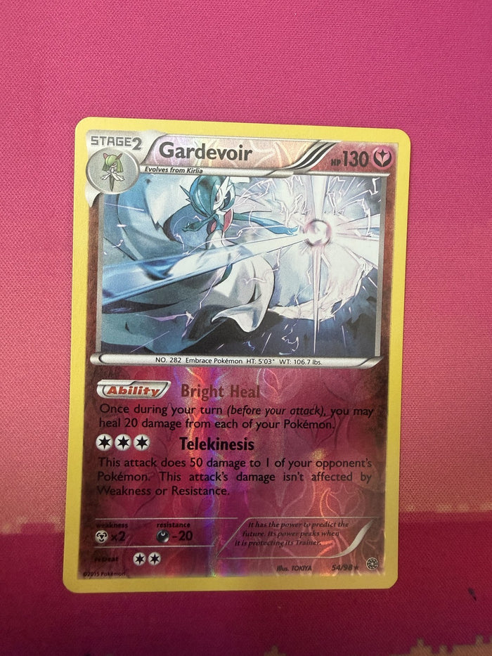 Pokemon Card Gardevoir Reverse Holo XY Ancient Origins 054/098 Near Mint